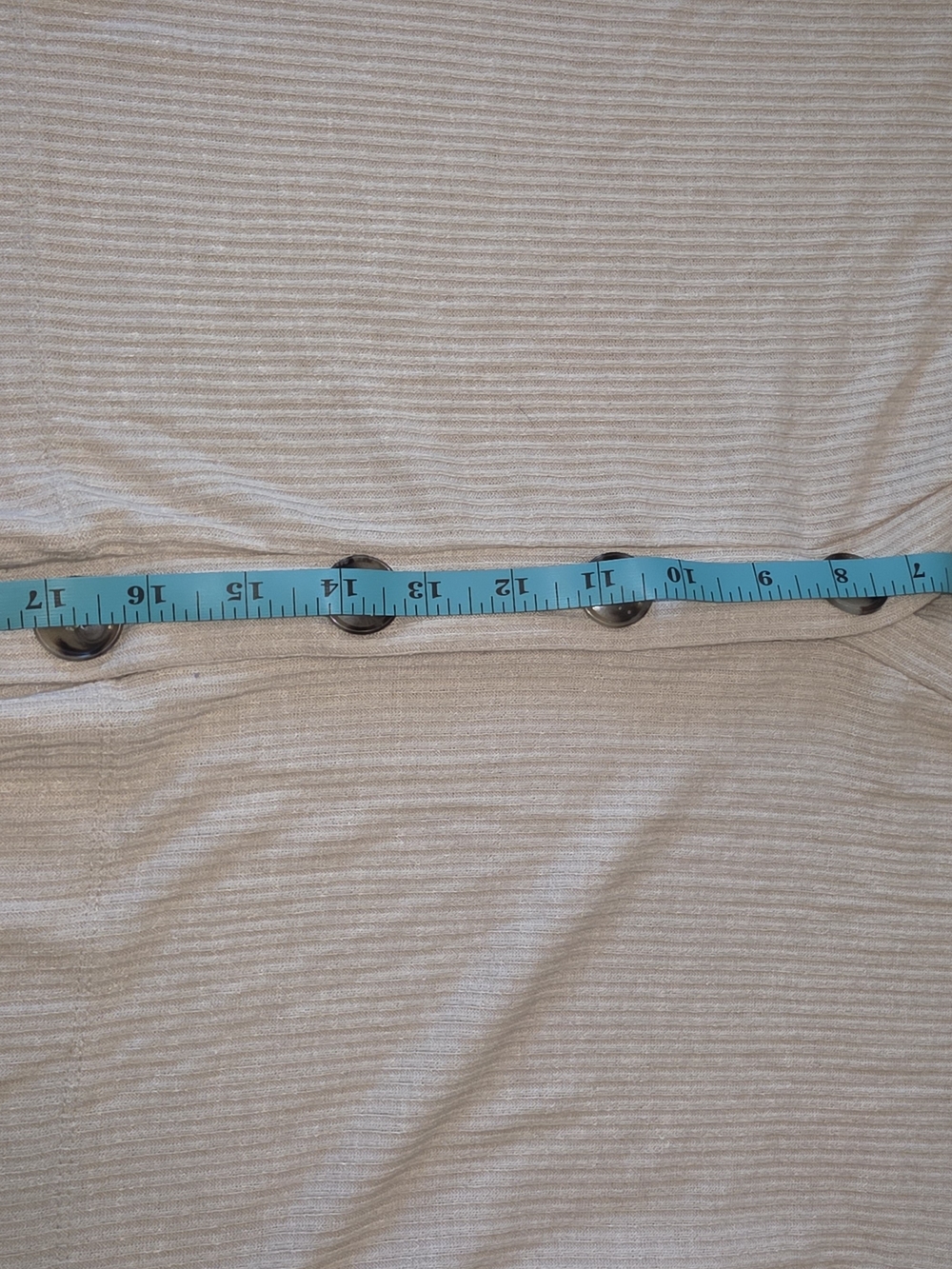 LOFT Cream Ribbed Button-Front Cardigan - Picture 6 of 10